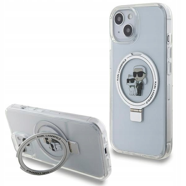 Karl Lagerfeld KLHMP15SHMRSKCH iPhone 15/ 14 13 6.1" biały/white