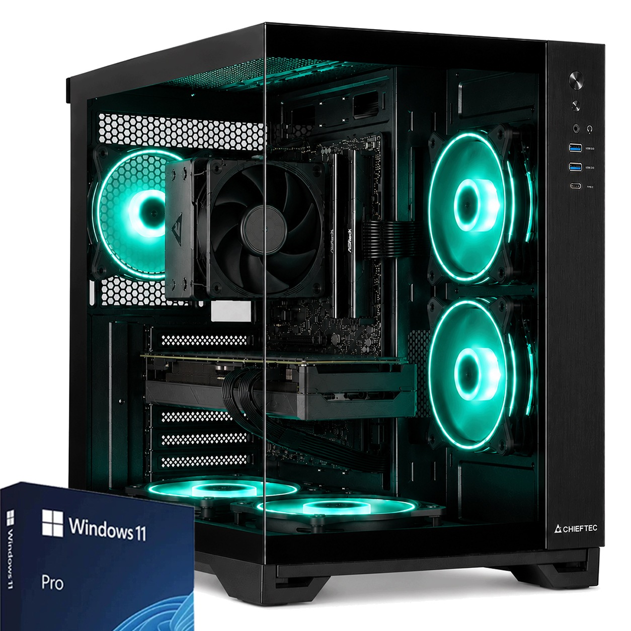 Počítač Ryzen 7 5700 32GB 2TB Rtx 3050 Win11