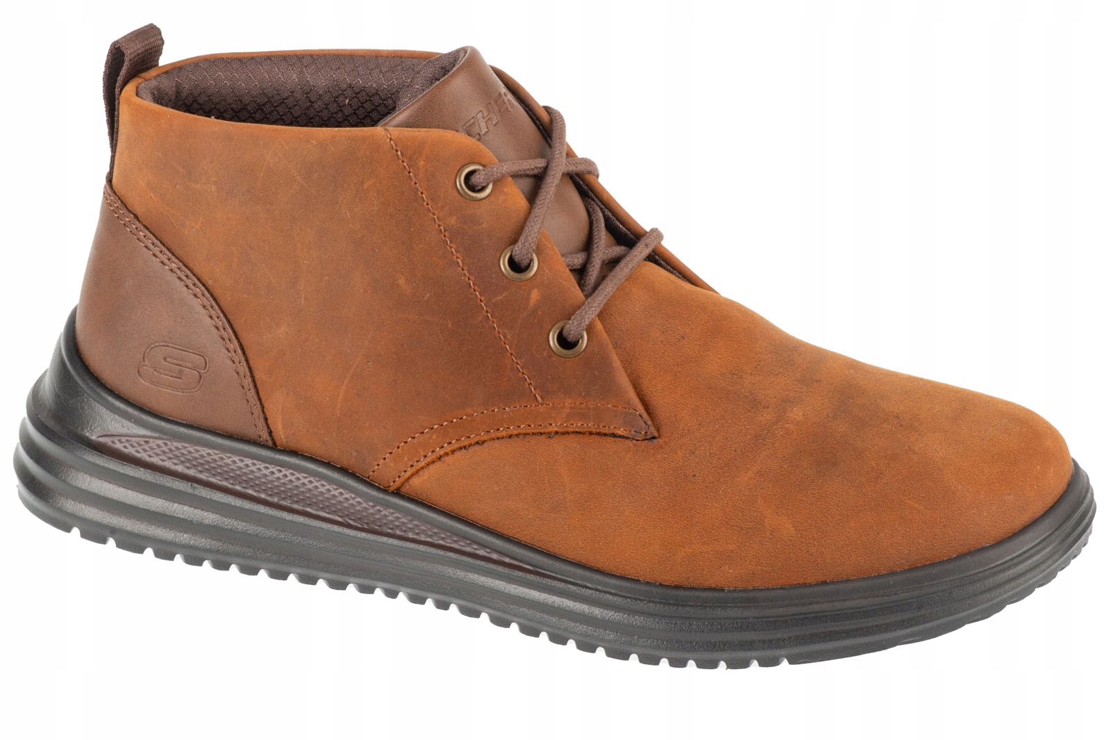 Skechers Proven Yermo [44] Kotníkové Boty Hnědá