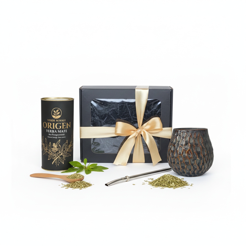 Zestaw Yerba Mate Grube Liście Origen 330 g Verde Royale
