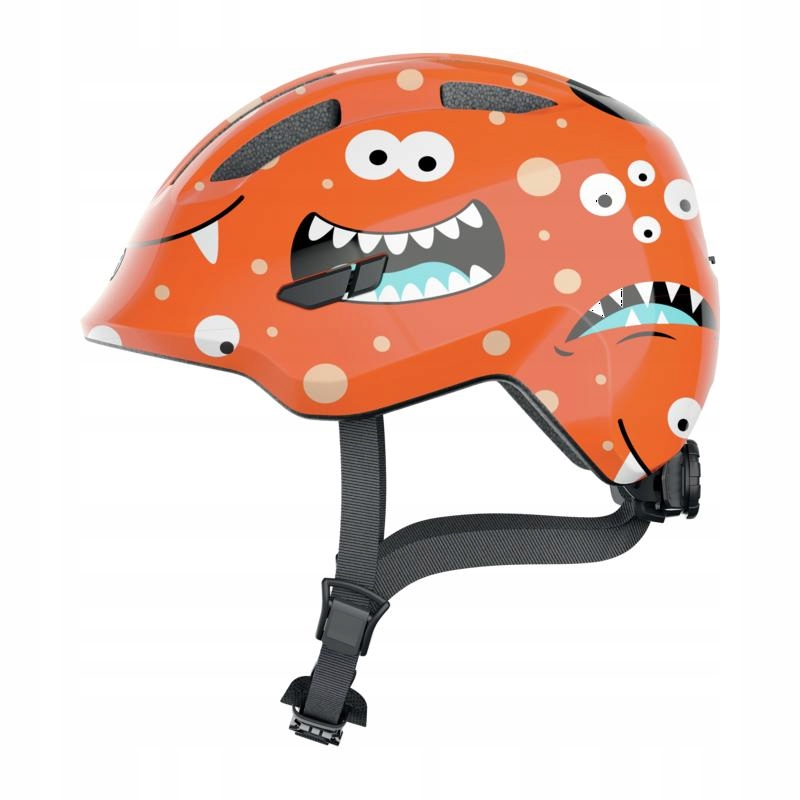 Abus Přilba Smiley 3.0 dětské oranžová motiv příšera S (45-50 cm)