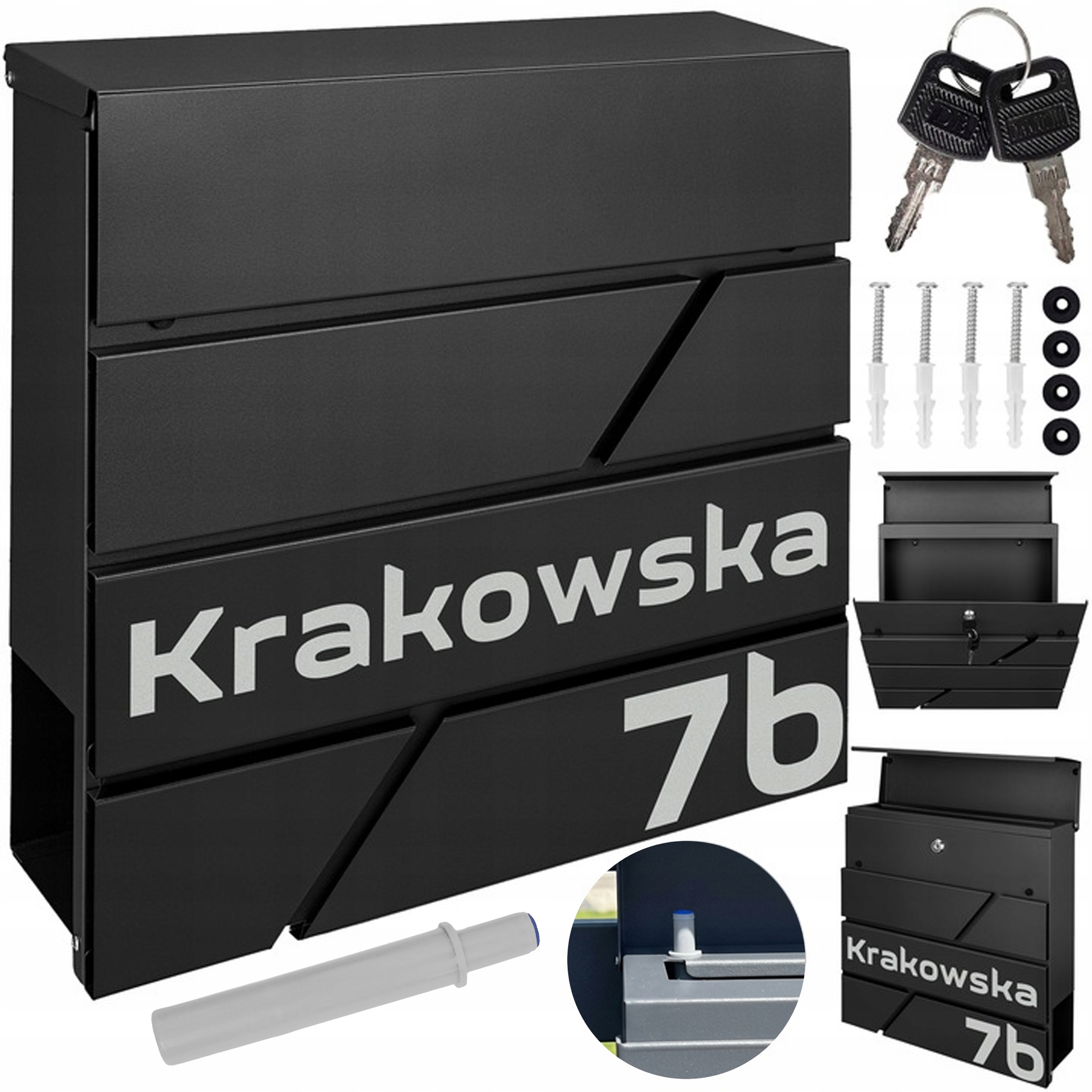 Poštovní Schránka Na Dopisy Černá Adresa