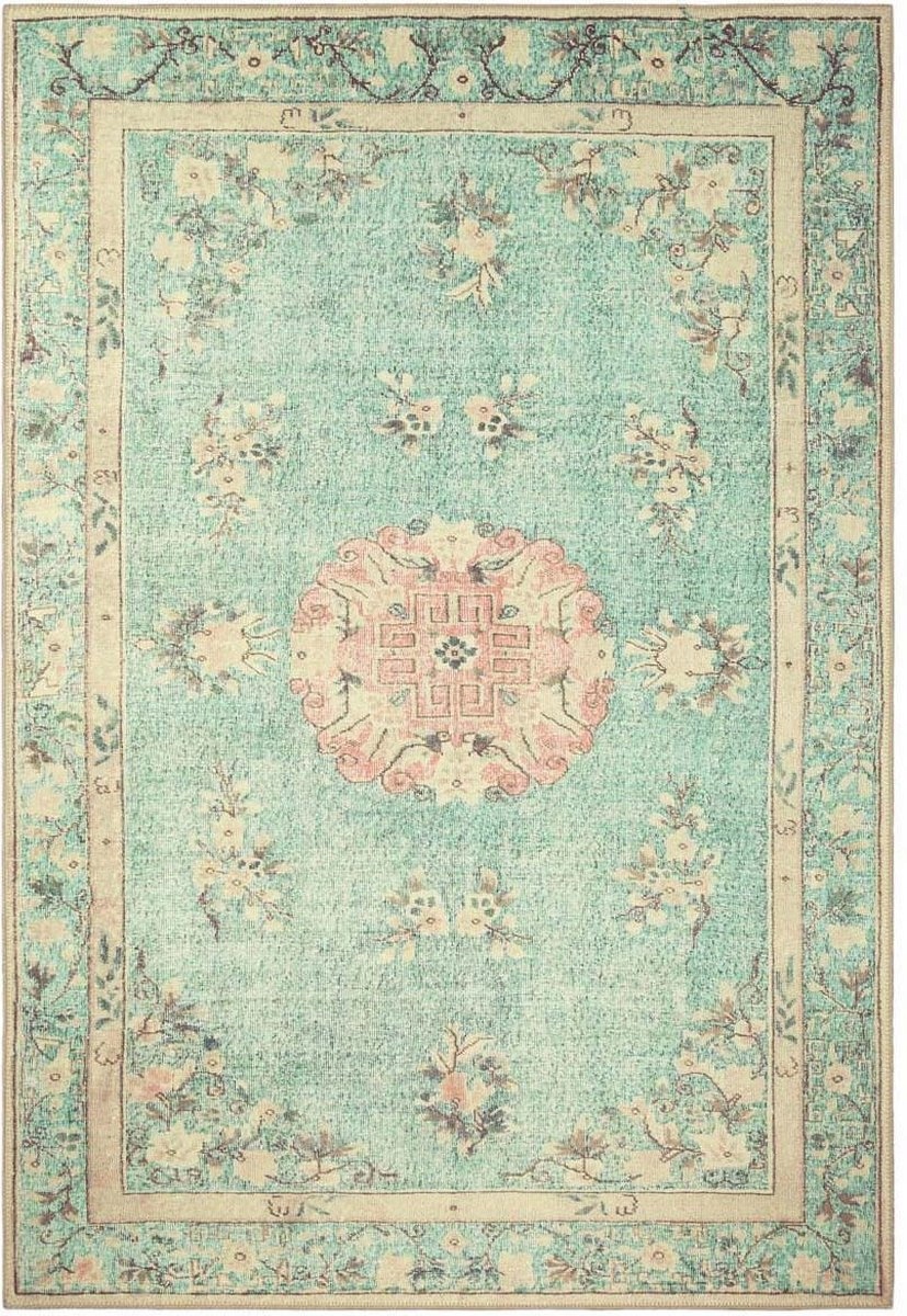 Jadeitový koberec do obývačky, Madeline 200 x 290 cm