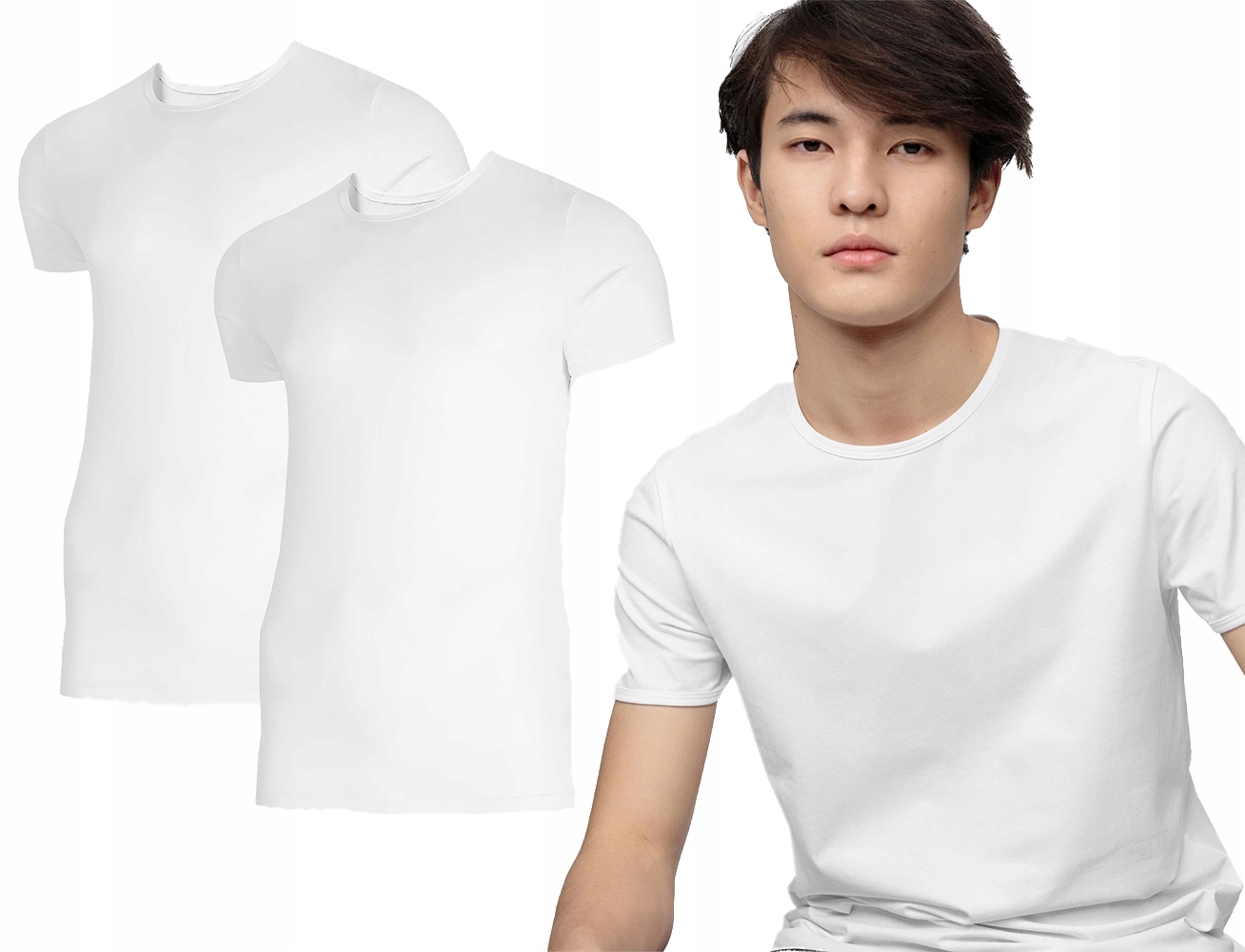 

4F T-shirt Zestaw Koszulka Męska 2 Sztuki TSM011