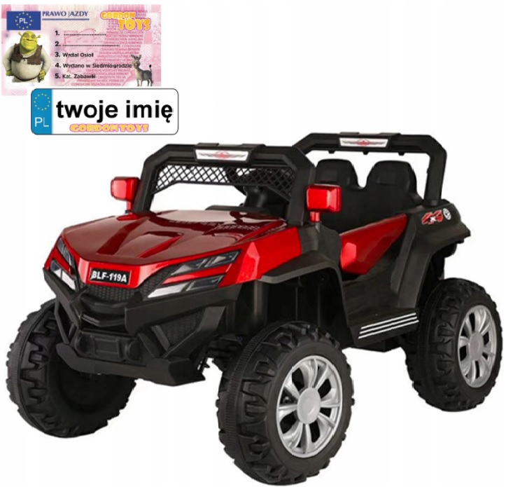 

Jeep Buggy Cabrio Auto Na Akumulator 4 Silniki MP3