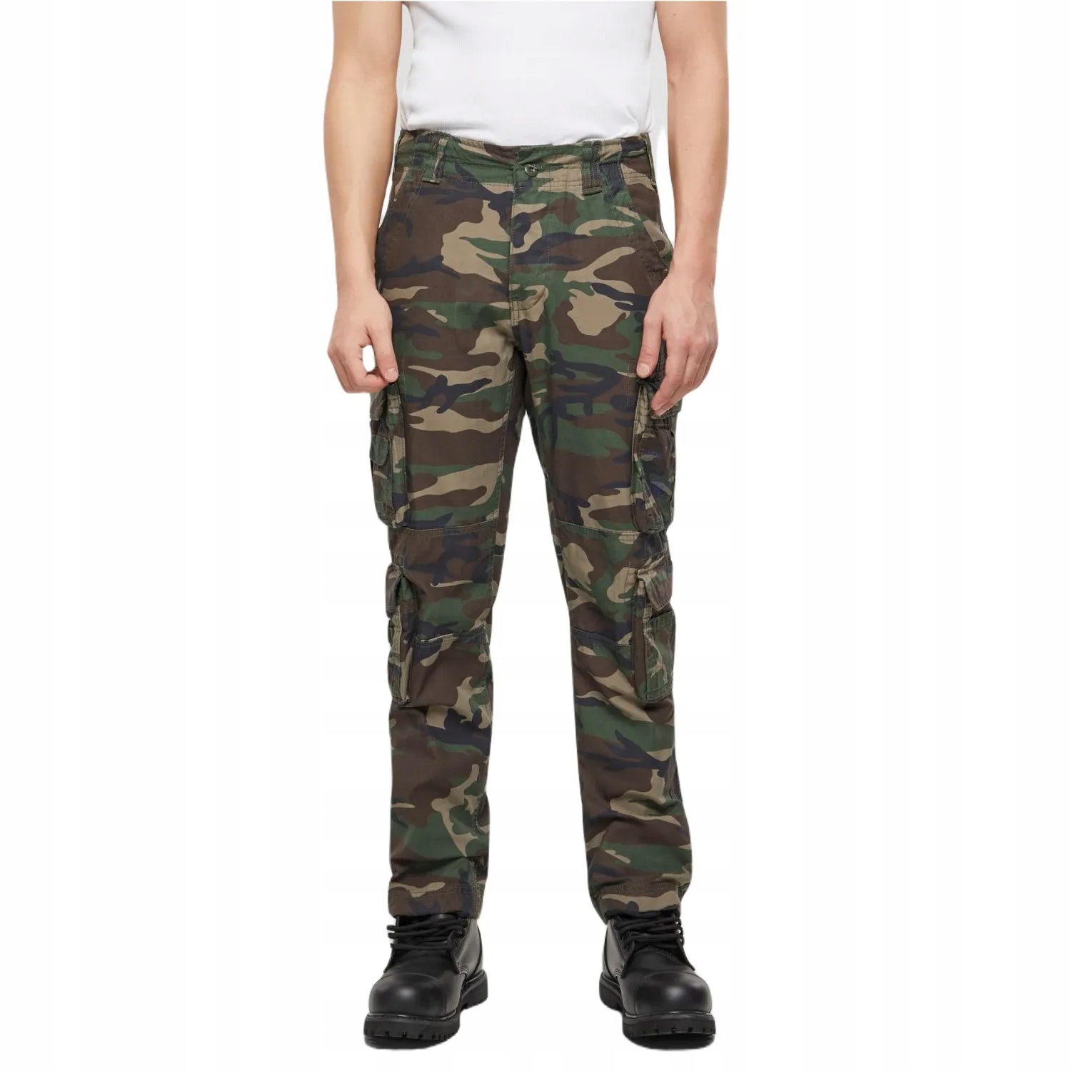 Kalhoty Brandit Pure Slim Fit Woodland M [M]