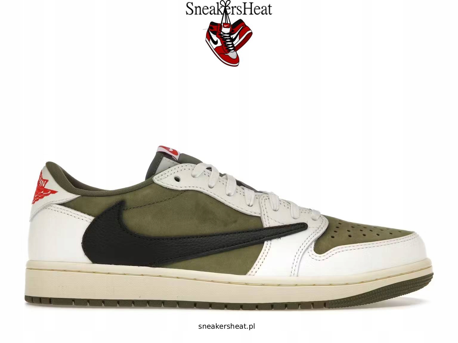 NIKE Air Jordan 1 オリーブ 24.5ナイキ トラヴィススコット Buty Jordan 1 Low OG SP Travis Scott Medium Olive 39 EU| 24,5 CM