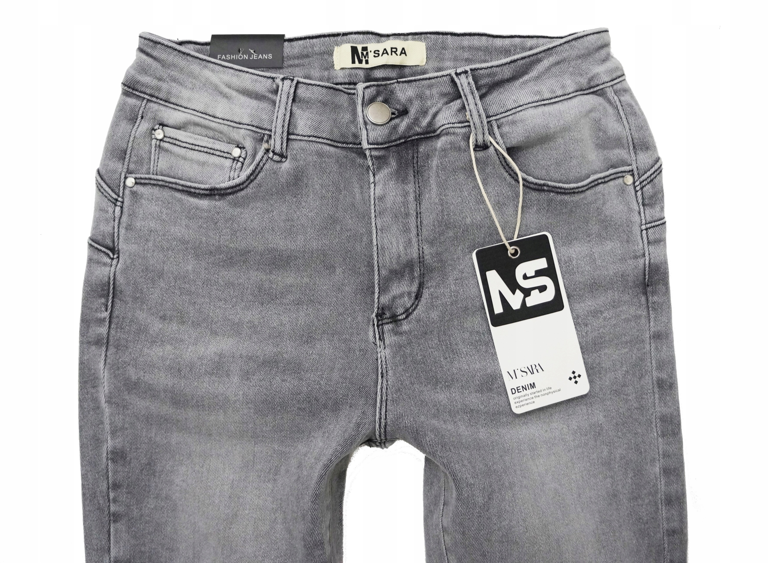 M.SARA WYSZCZUPLAJĄCE SPODNIE/JEANSY PUSH UP Rozmiar 50