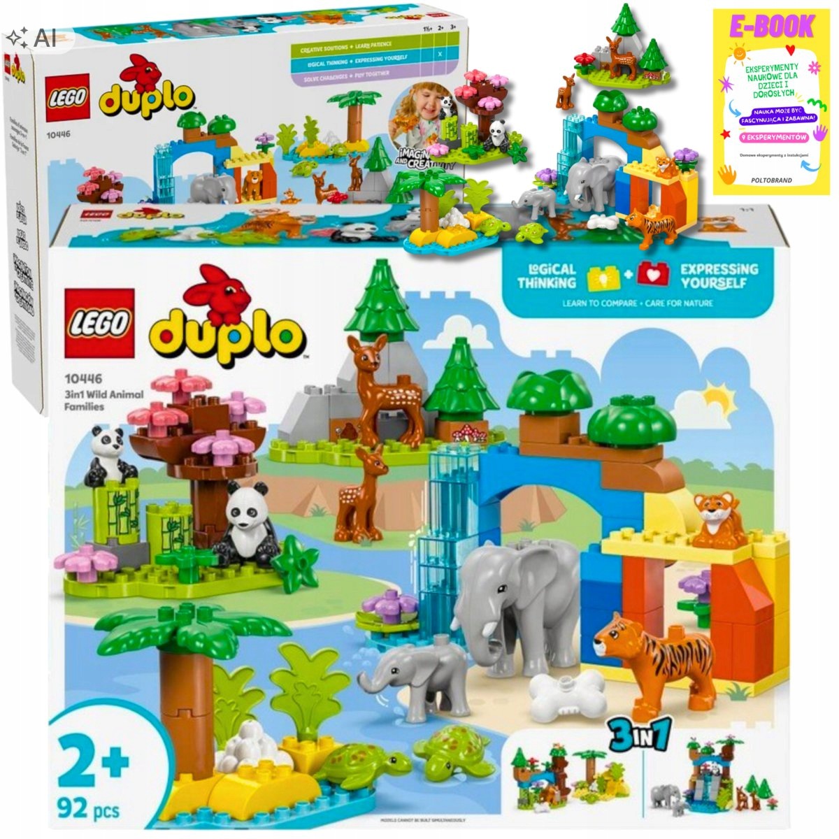 Lego Zwierzęta Duplo Town Rodziny Dzikich Dla Dziecka Ebook