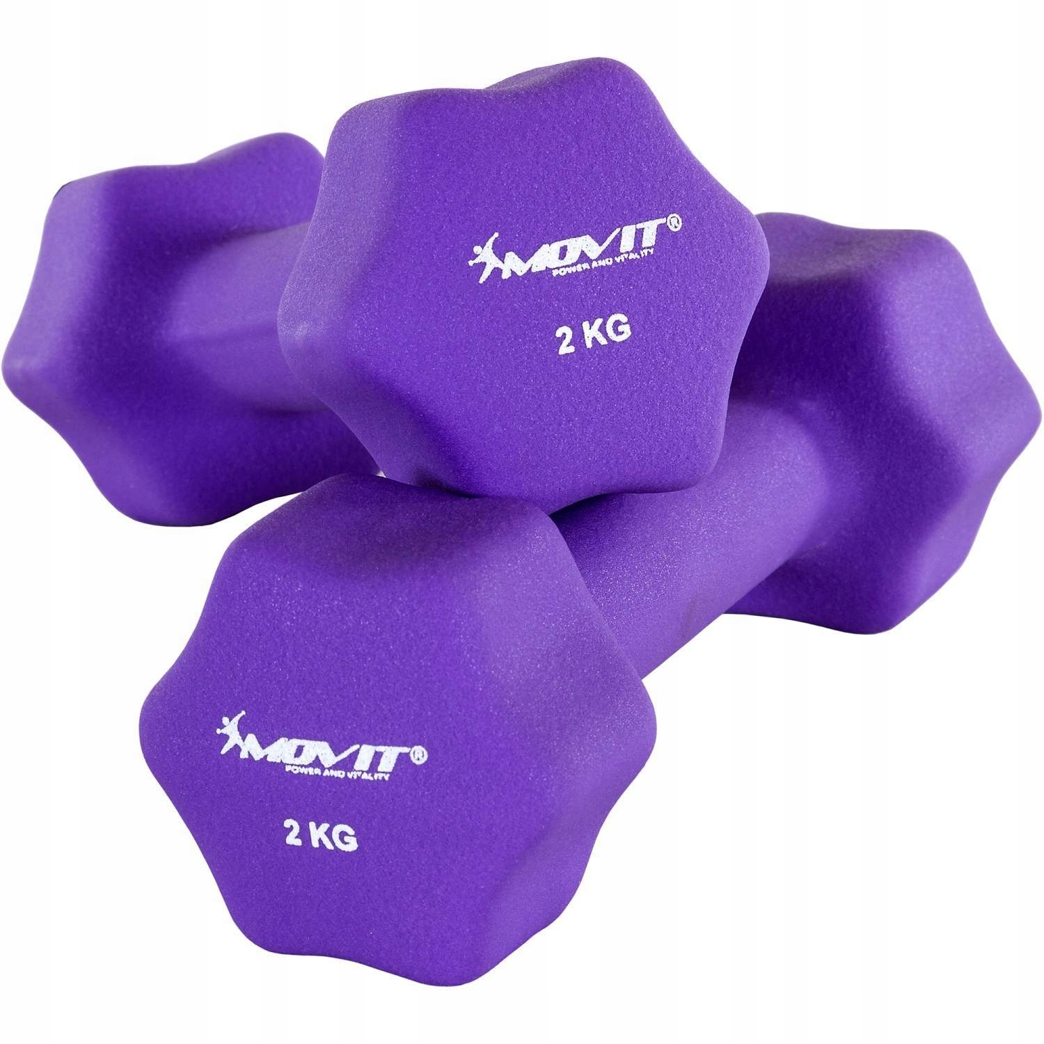 

Zestaw 2x Hantle Neoprenowe 2KG Ciężarki Fitness