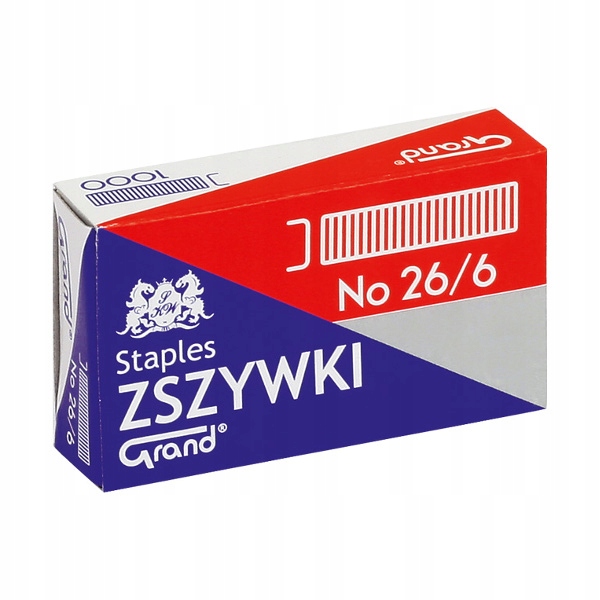 

Zszywki Grand 26/6 1000 sztuk