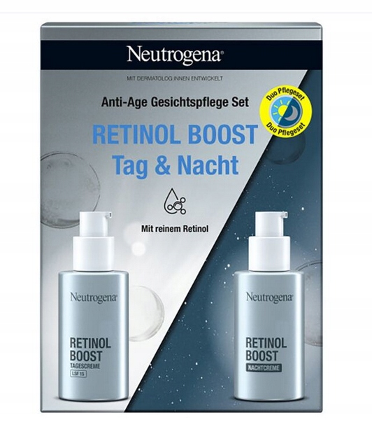 Neutrogena Zestaw Krem Na Dzień LSF15 Krem Na Noc 2X50ML 3C227