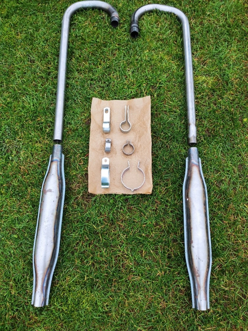 DNIEPR K-650 MW-650 WYDECH TŁUMIK KOLANKO SUROWE