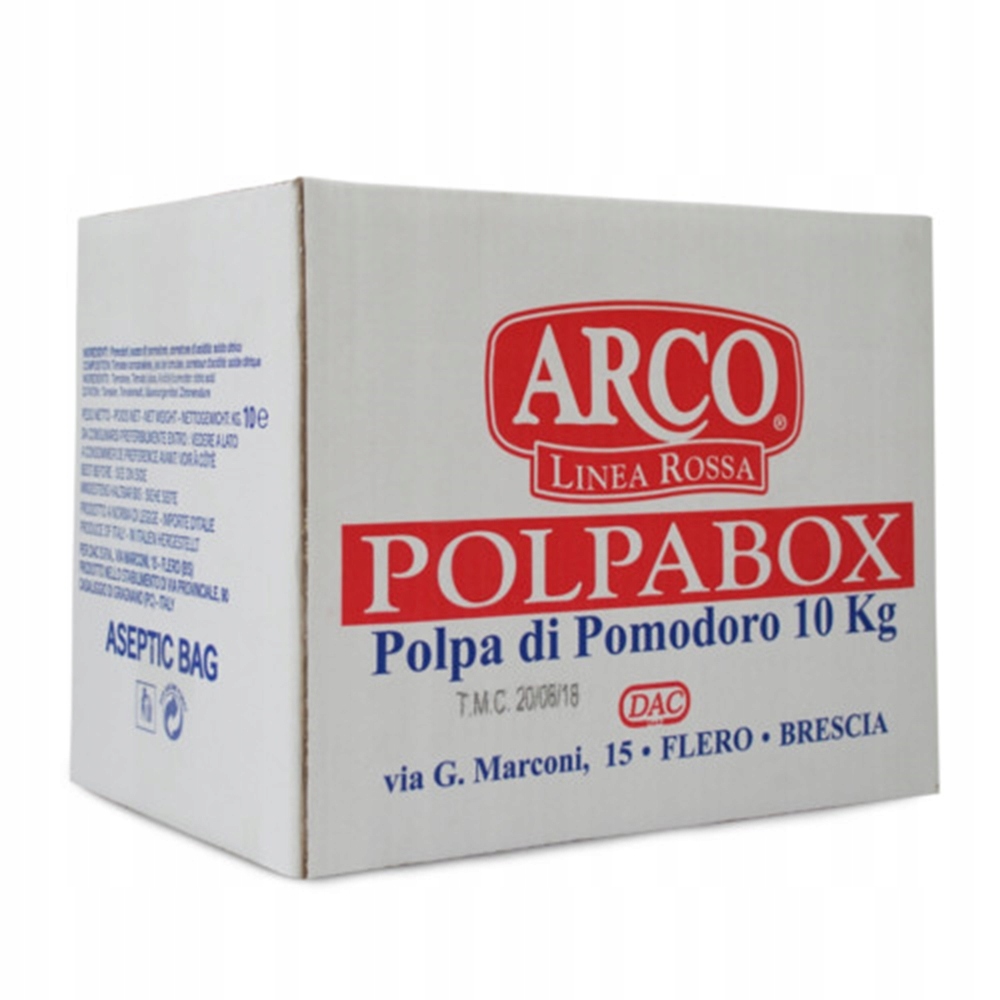 Rajčatová polpa 10 kg Arco italská gastronomie