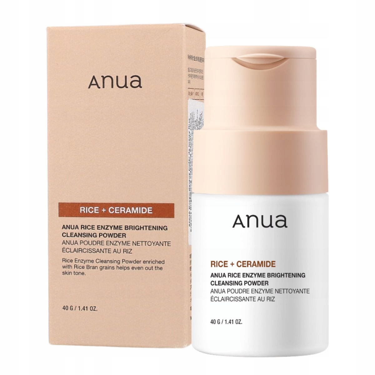 Anua Rice Enzyme Brightening Cleansing Powder 40g mycí prášek na obličej