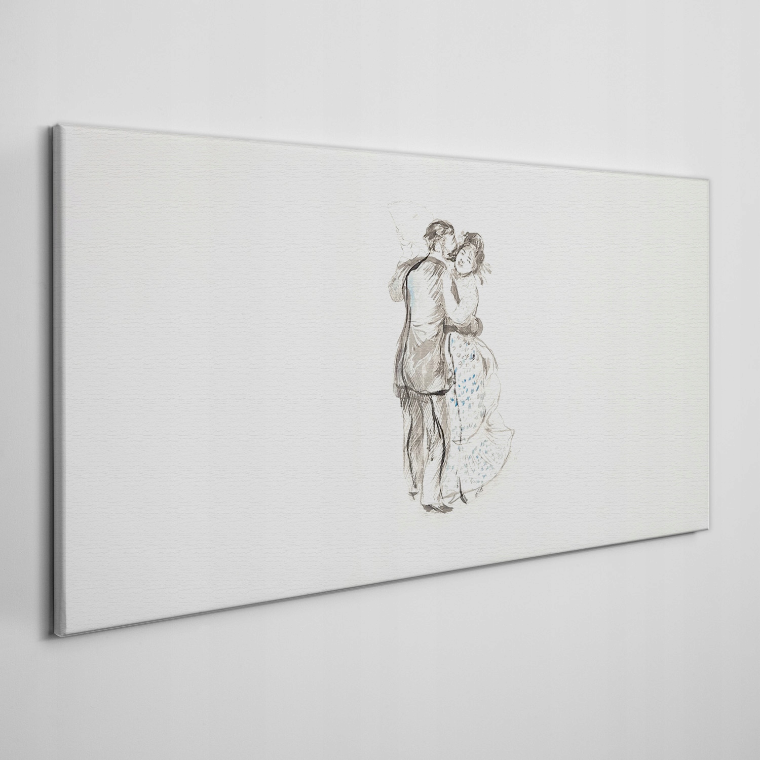 

Nowoczesny obraz na płótnie Szkic para 100x50 cm