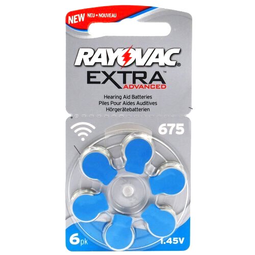 * Baterie aparatów słuchowych Rayovac Advanced 675