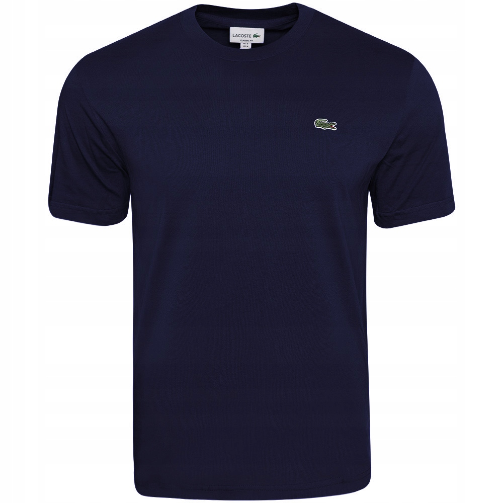 Lacoste Pánské tričko Clasic Fit TH731800 Tmavě modré vel. L/5