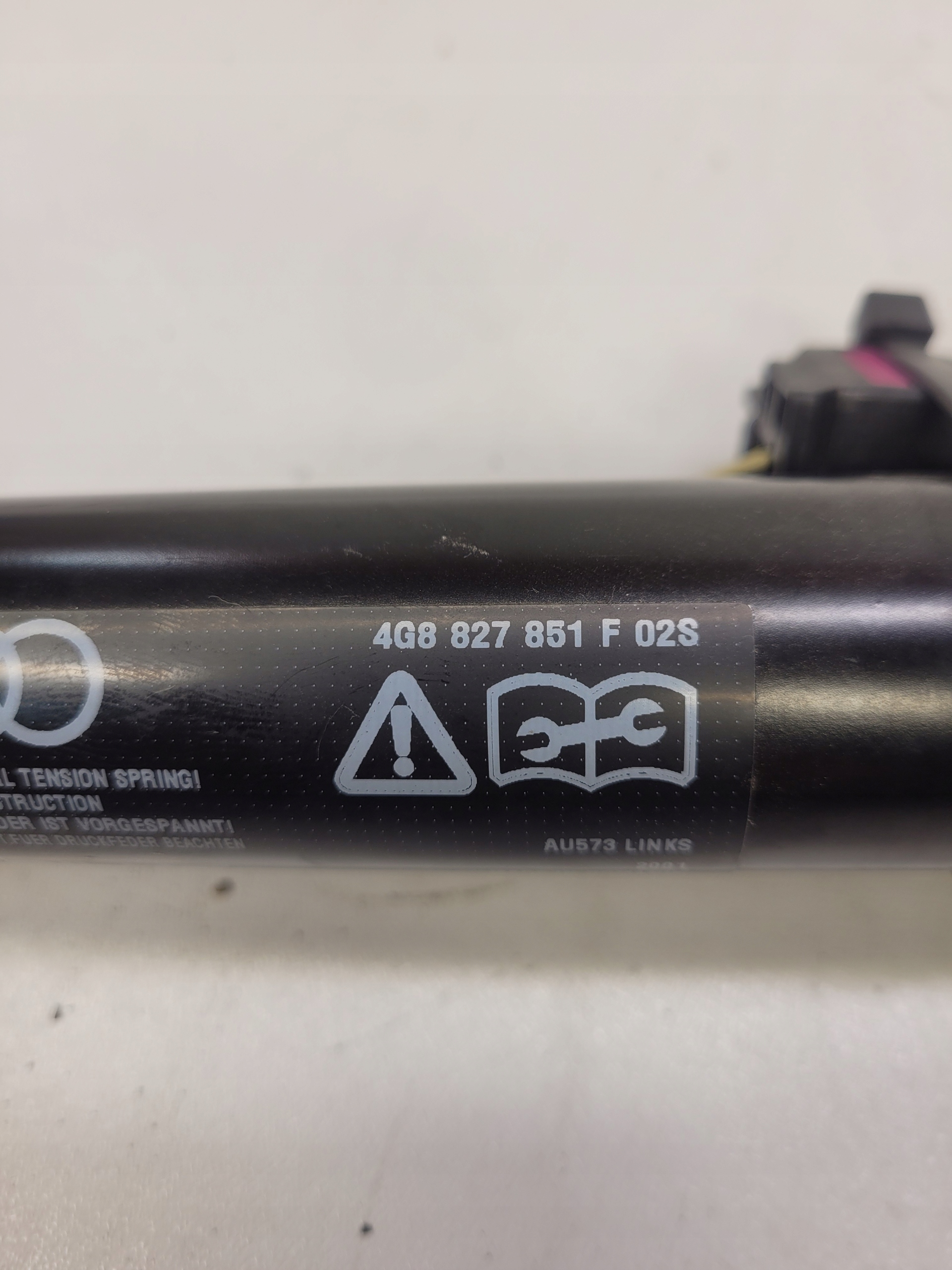 damper telescope bonnet rear part AUDI A7 4G8827851F