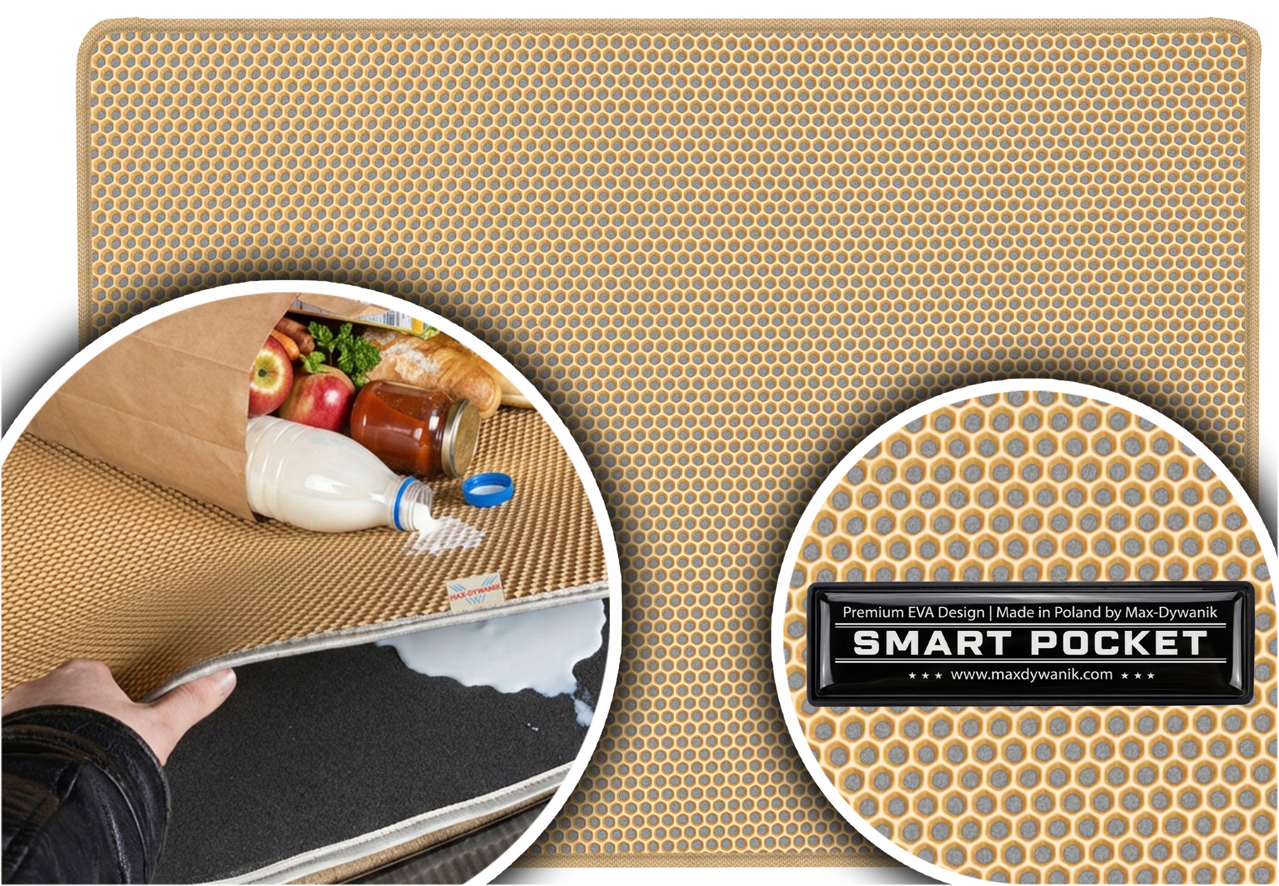 Opel Astra IV J Hb 2009-2019 Vložka do batožinového priestoru Eva Smart Pocket Béžová