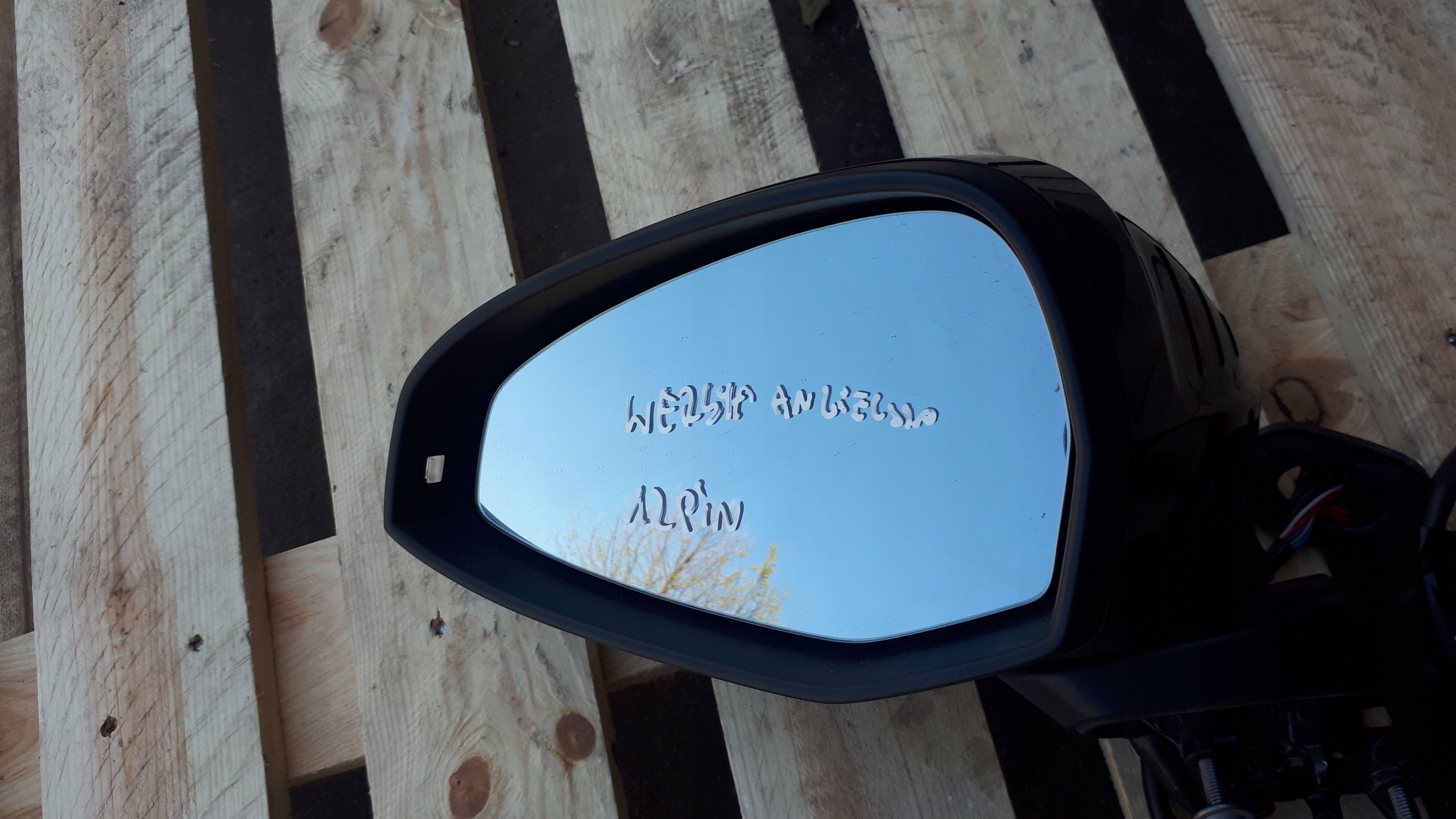 A4 B9 8W S4 mirror left right cover SLINE 2X