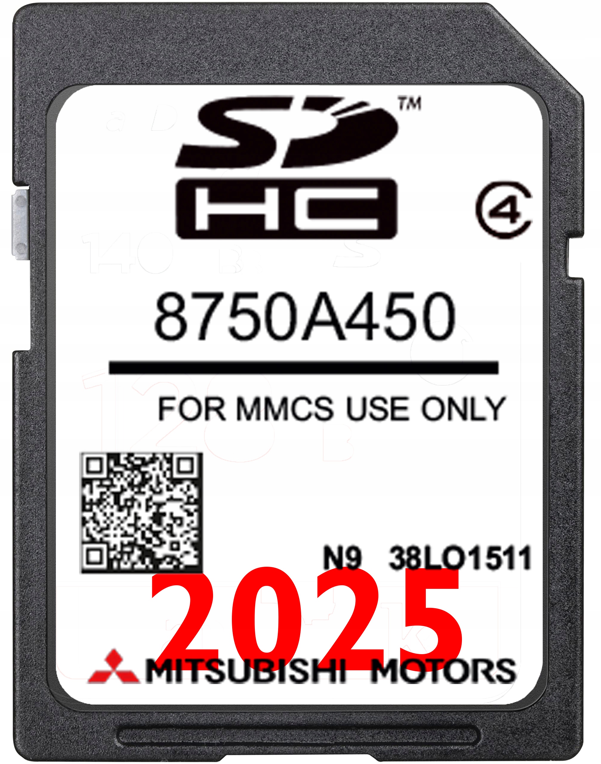 Karta Mapa Mitsubishi Mmcs E-11 E-12 W-13 2025 Europa Outlander Asx Pajero