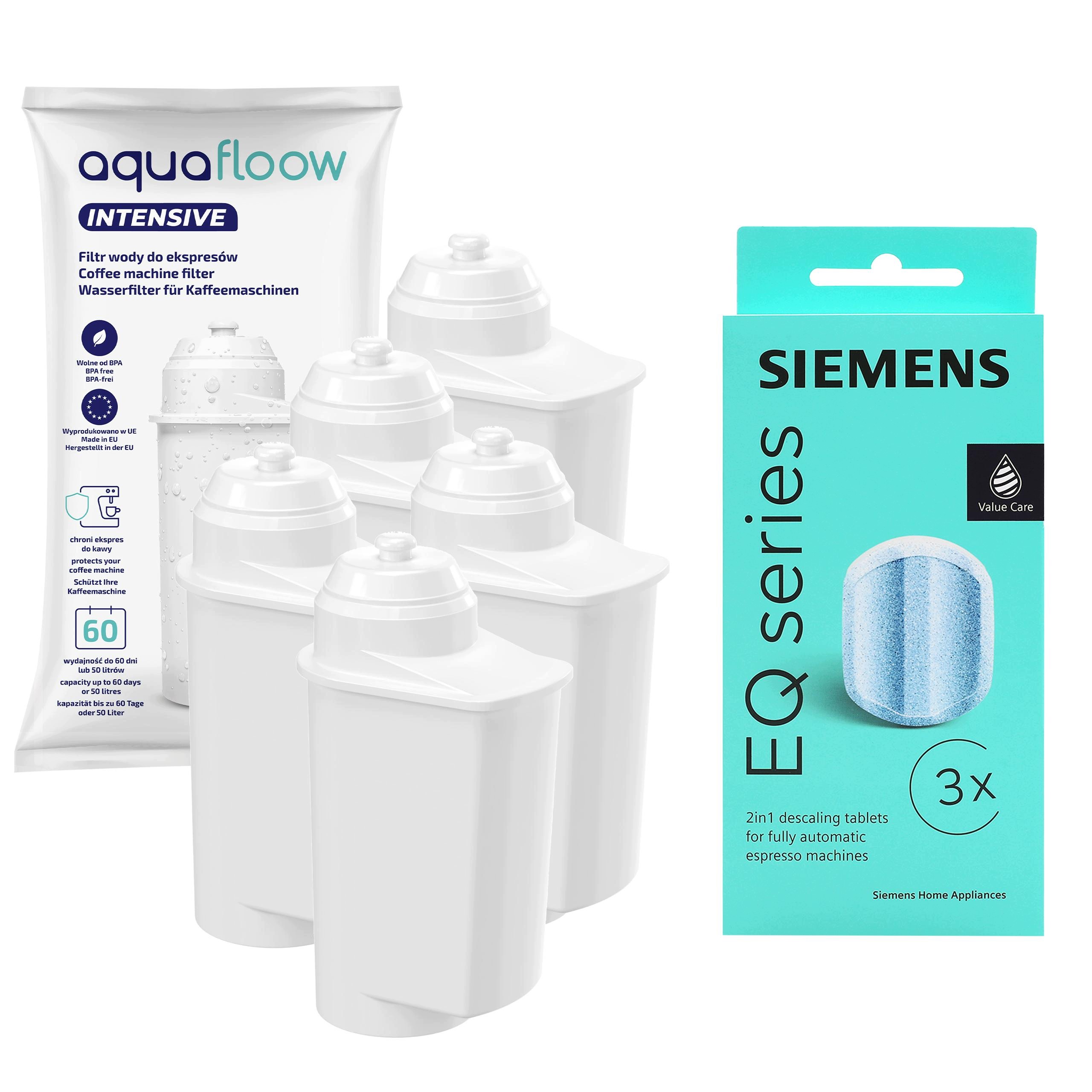 Náhradní filtr do kávovaru Siemens 5x AquaFloow odvápňovač Siemens