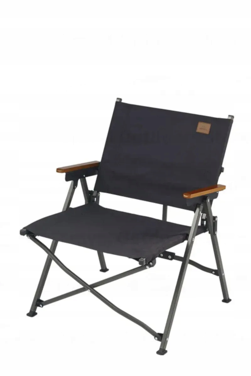 Krzesło turystyczne składane L04 Folding Chair CNK2300JJ018 Czarne