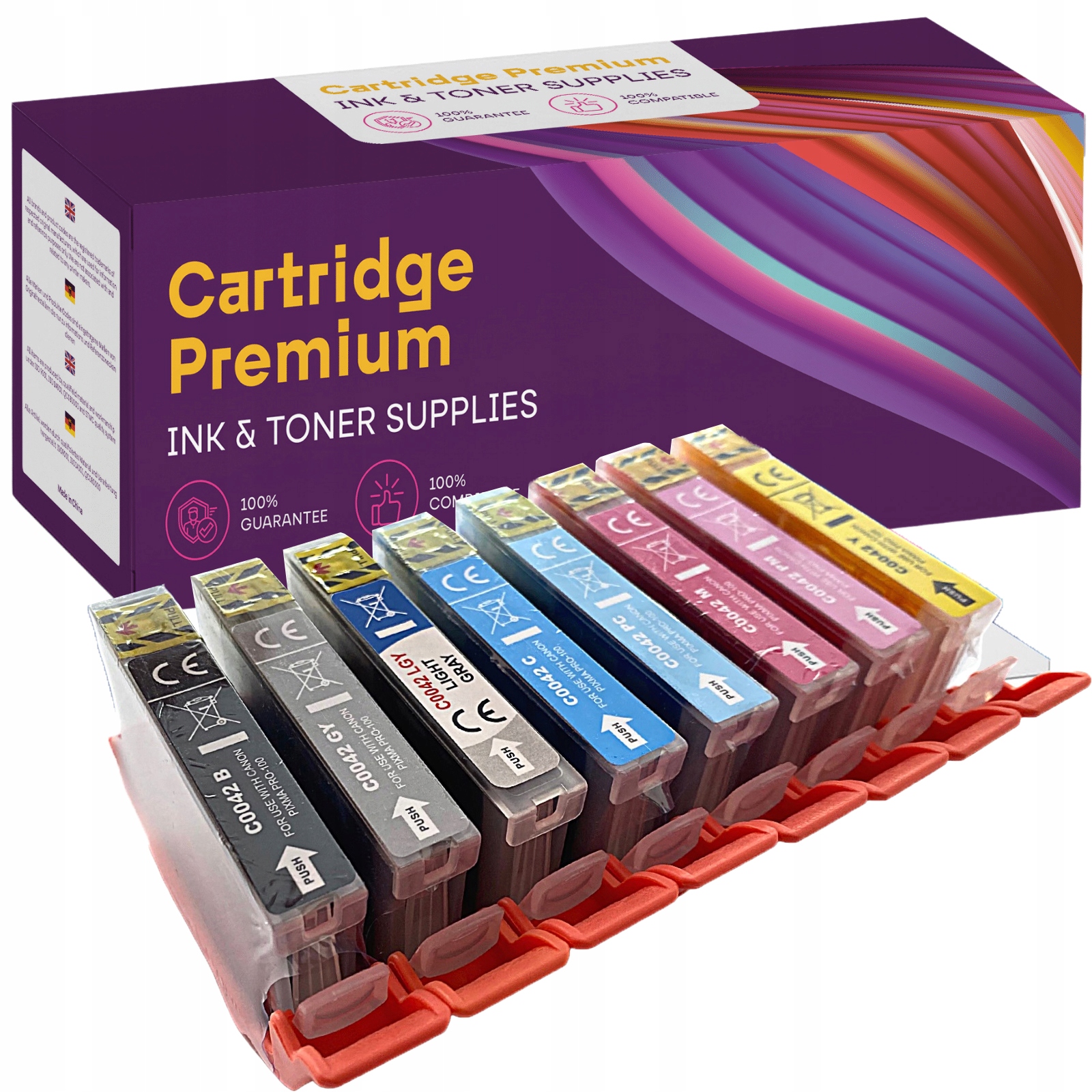 Náplně do tiskárny Canon Pixma Pro-100 CLI-42 XL