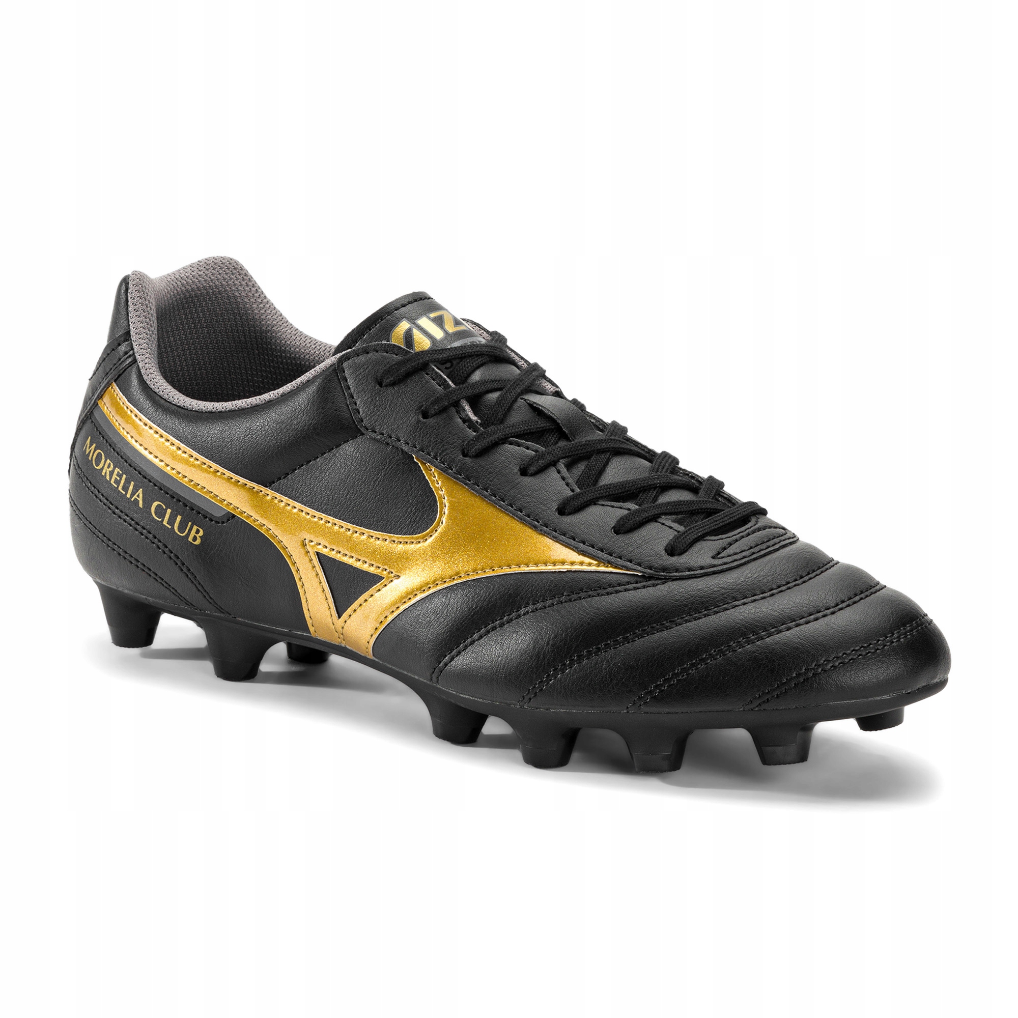 Buty piłkarskie męskie Mizuno Morelia II Club MD black/gold/dark shadow 45