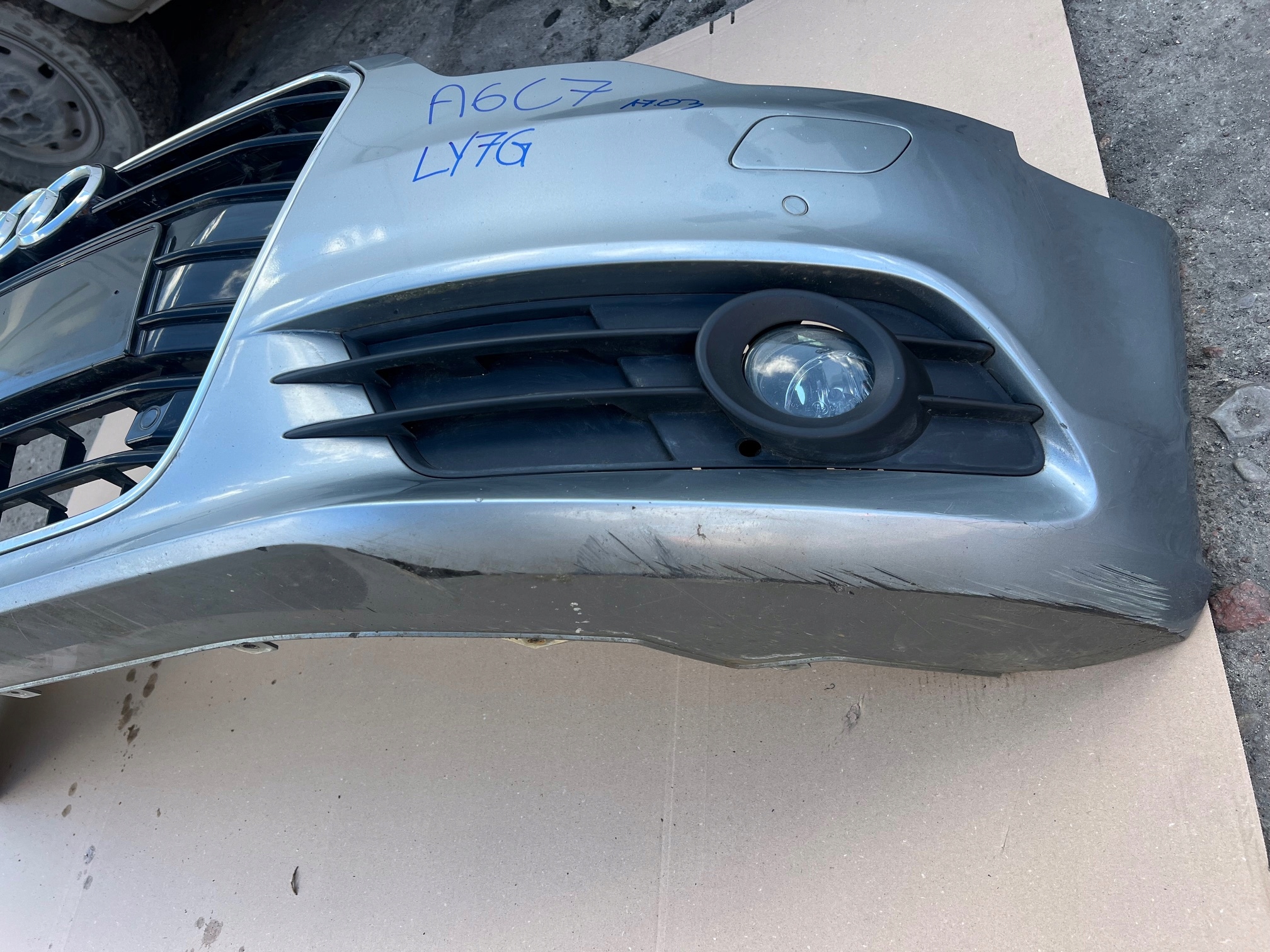 AUDI A6 C7 LY7G front bumper 4 PDC grill front grille complete