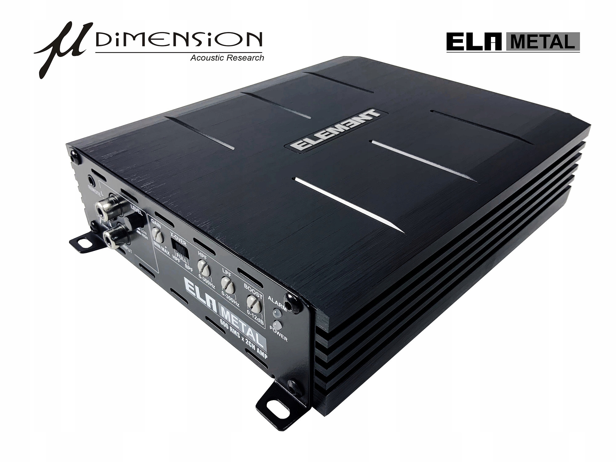 Wzmacniacz samochodowy u-Dimension ELA METAL - 2x600W RMS mostek 1200W RMS EAN (GTIN) 4250877801071