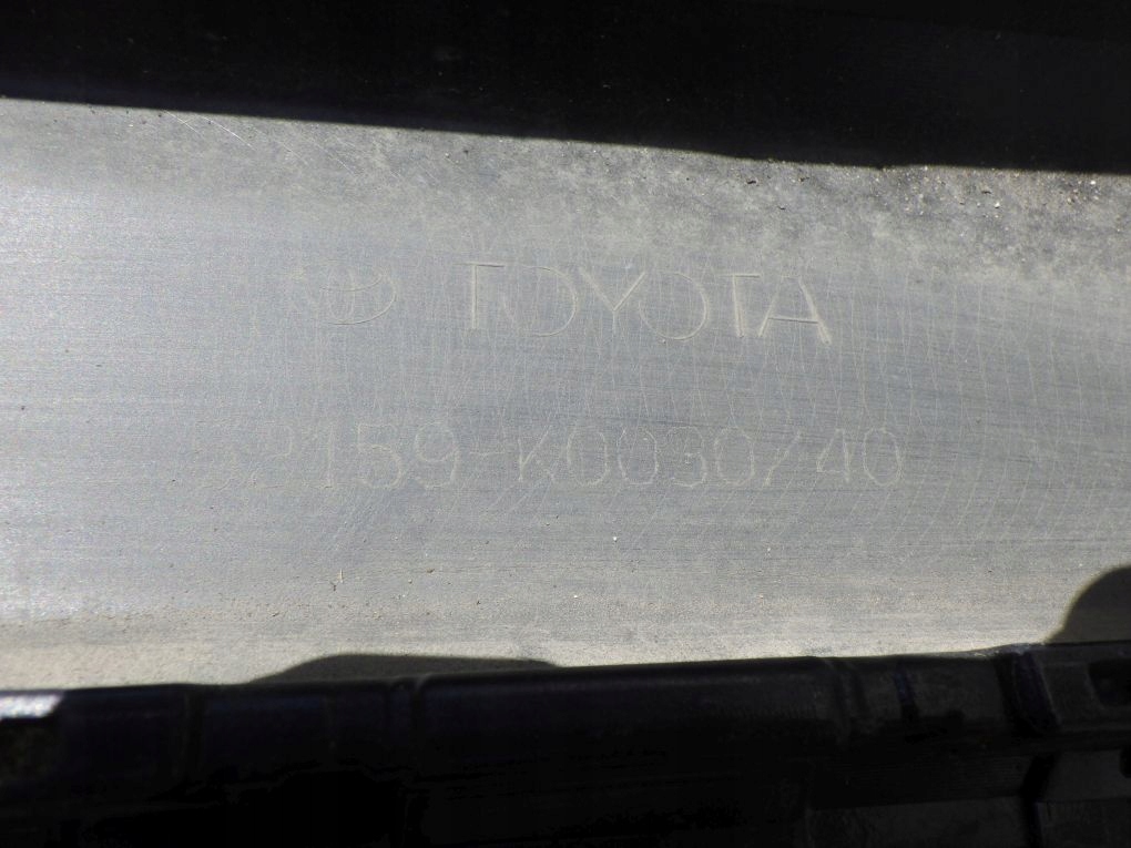 TOYOTA YARIS 4 IV P21 20- bumper rear