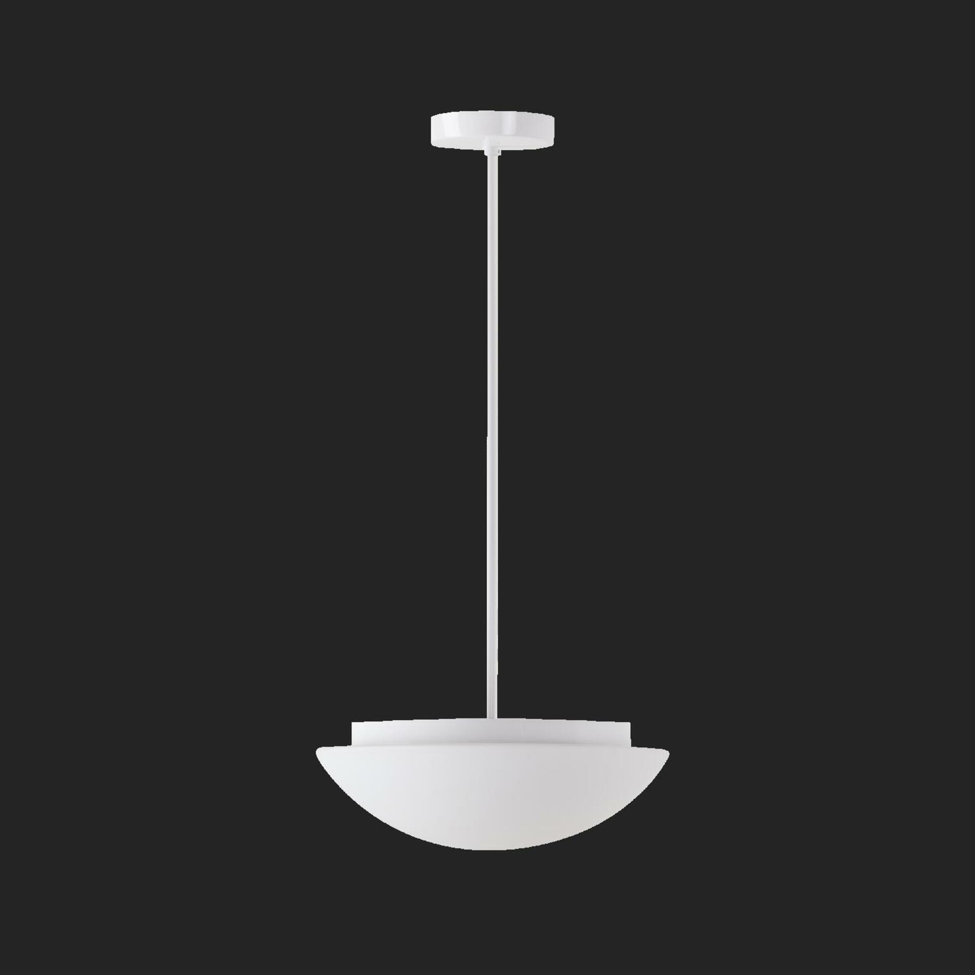 Osmont 60460 Aura P3 závesné sklenené svietidlo biela IP40 3000 K 14W Led