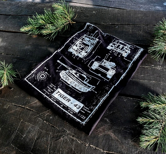 Koszulka TigerWood Tech-Tank czarna XXL Rękaw krótki rękaw