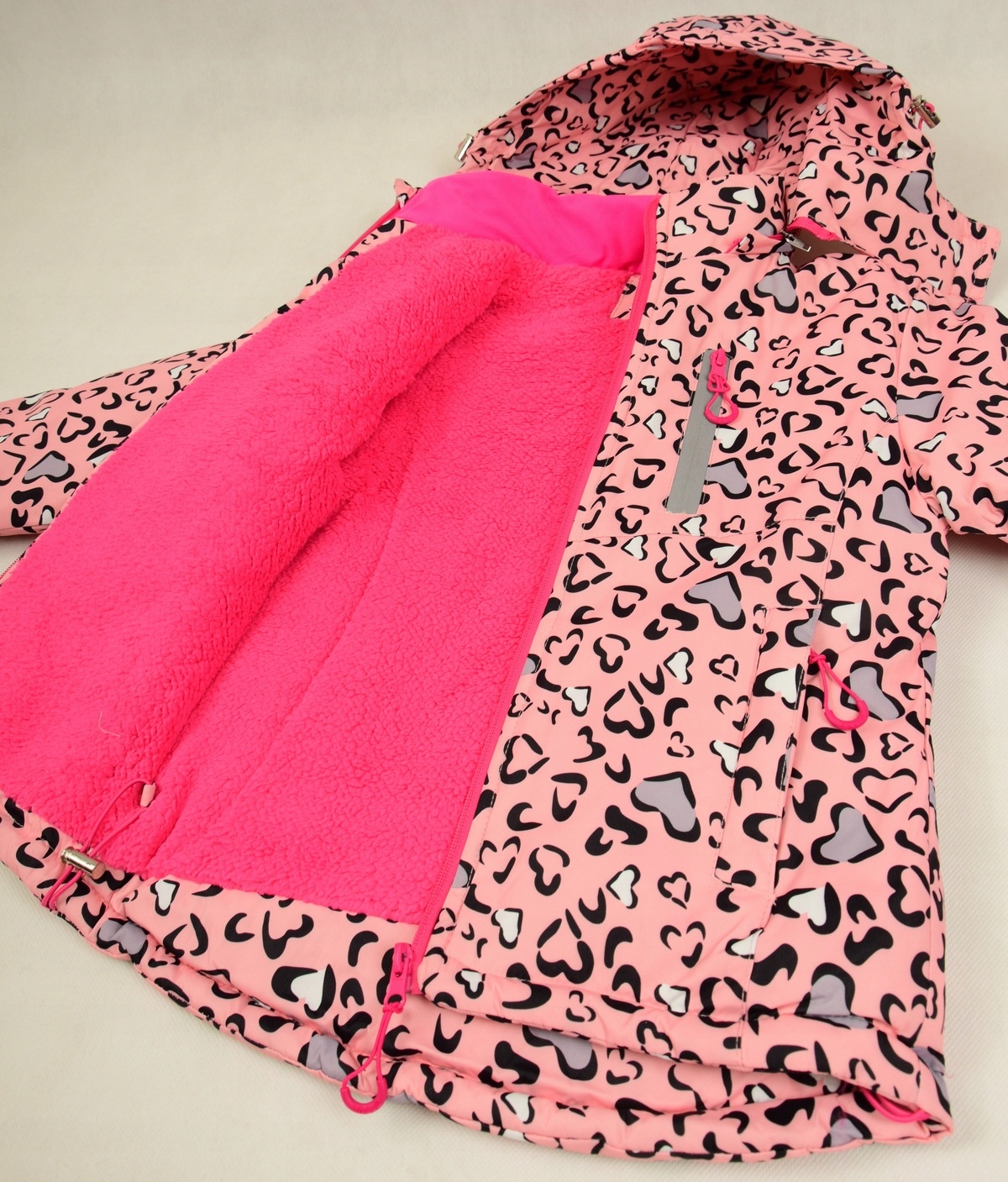 KURTKA ZIMOWA 21356A8B OCIEPLONA MISIEM 122/128 Marka Inna marka