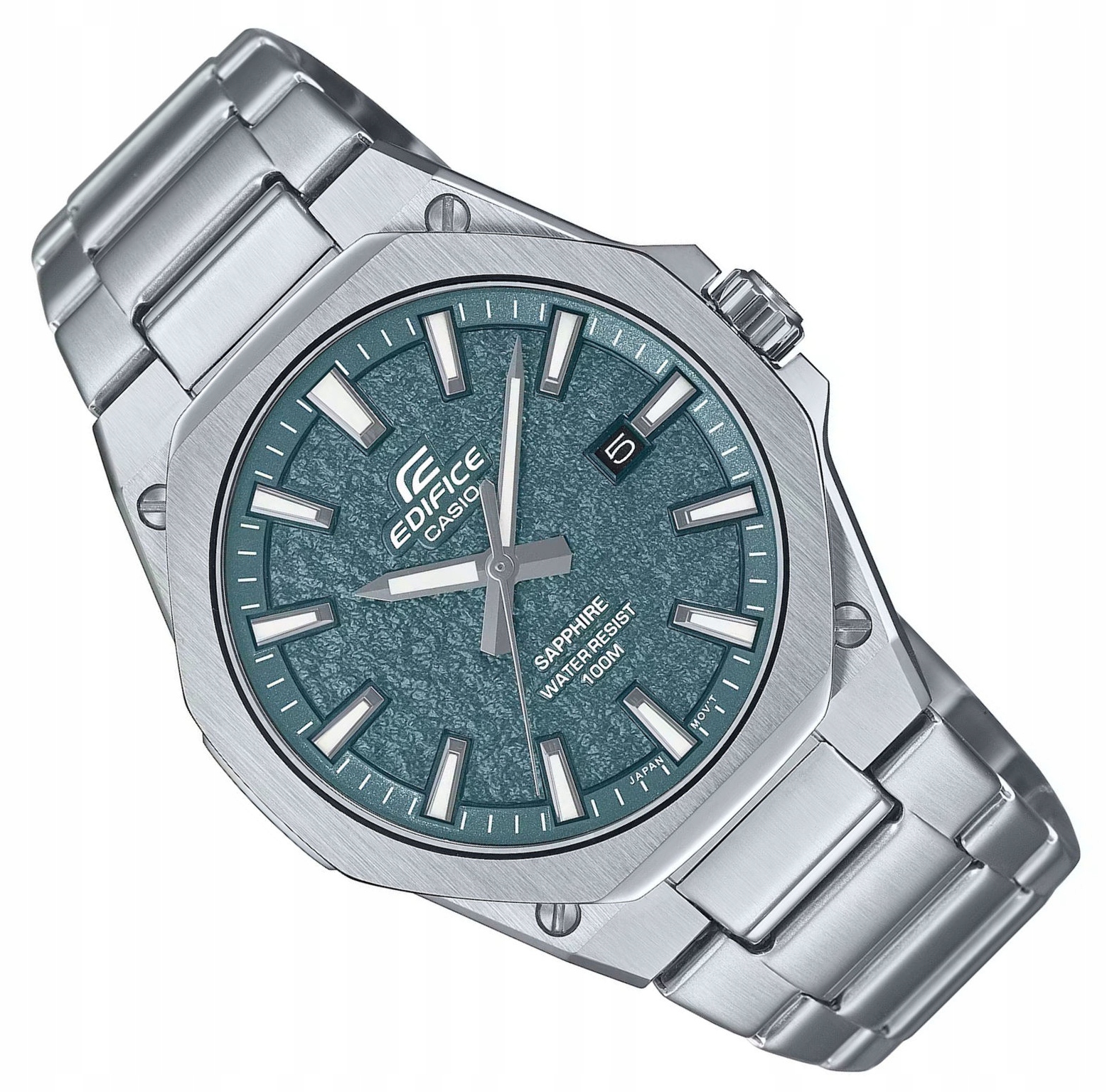 Zelené Pánské Ocelové Hodinky Casio Edifice EFR-S108DE -3A Safírové Sklo