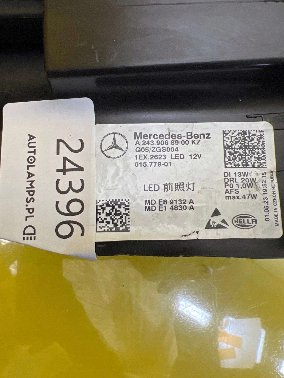 light left Mercedes EQA EQB W243 Full Led Performance A2439068900