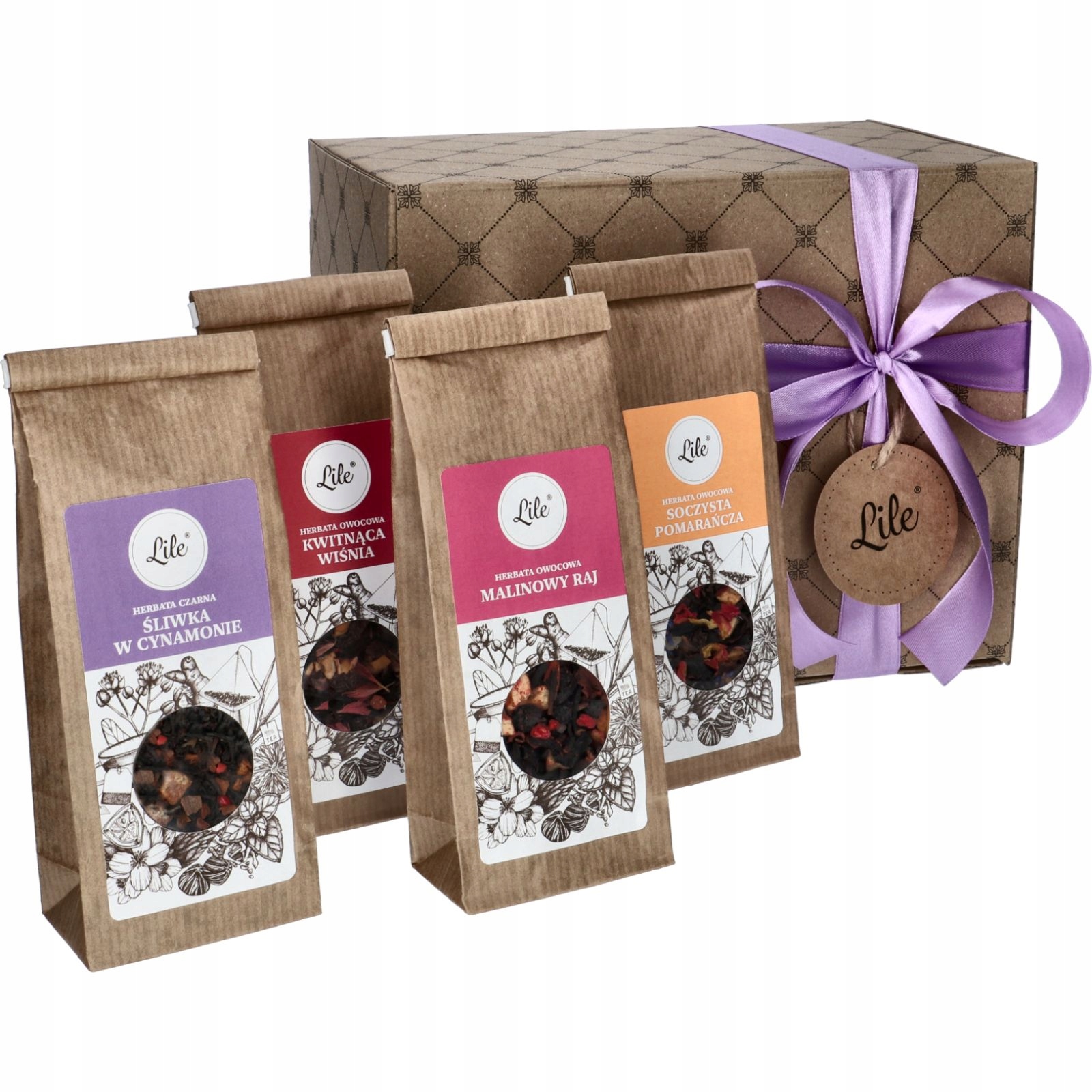 Sada čajů jako dárek k čaj pro rodiče prarodičů