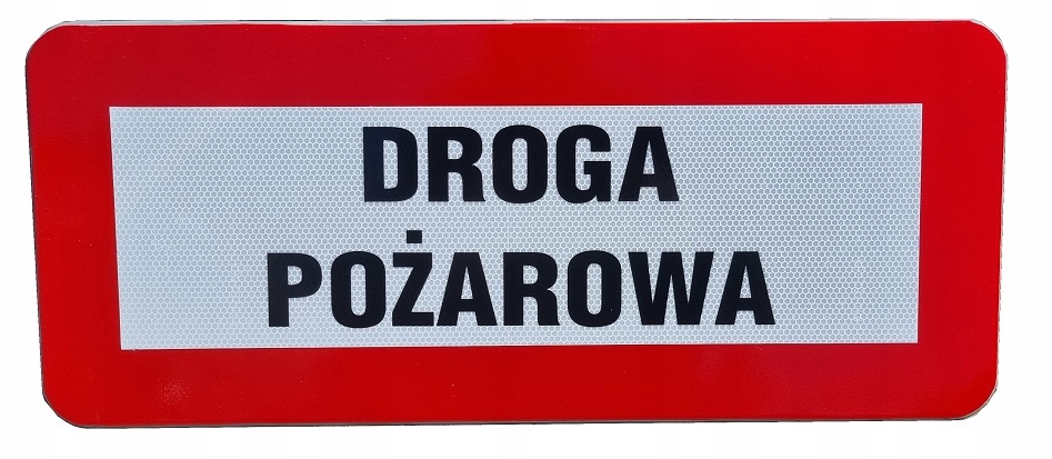 

Tabliczka T-0 Droga pożarowa, folia I gen.