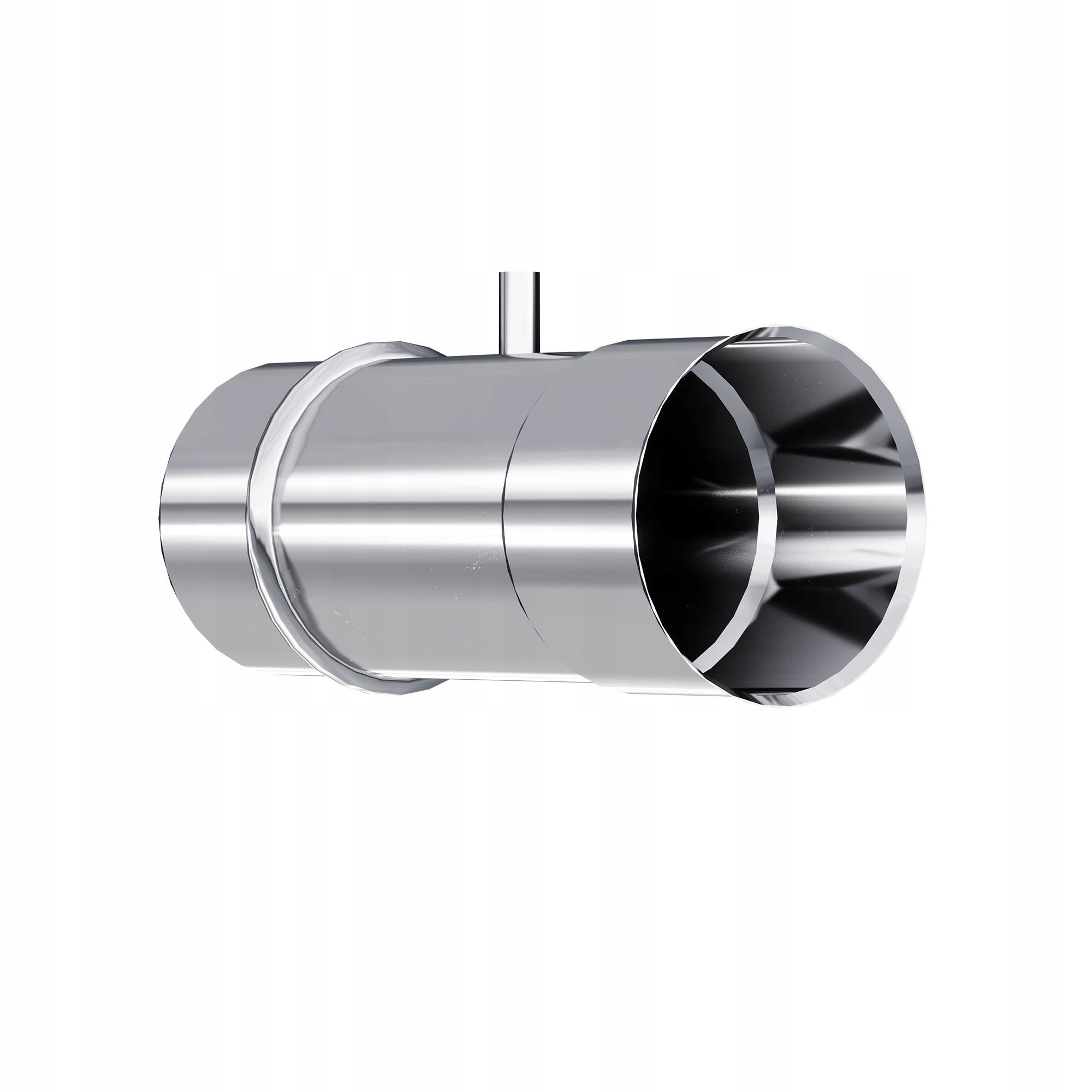 Ks Trubka kyselinovzdorná s měřícím hrdlem 130 mm 1,0 mm 0,25 m komín