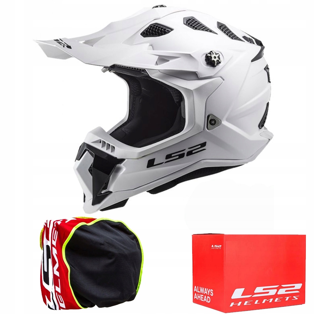 KASK ENDURO LS2 MX700 SUBVERTER BIAŁY CROSS XXL
