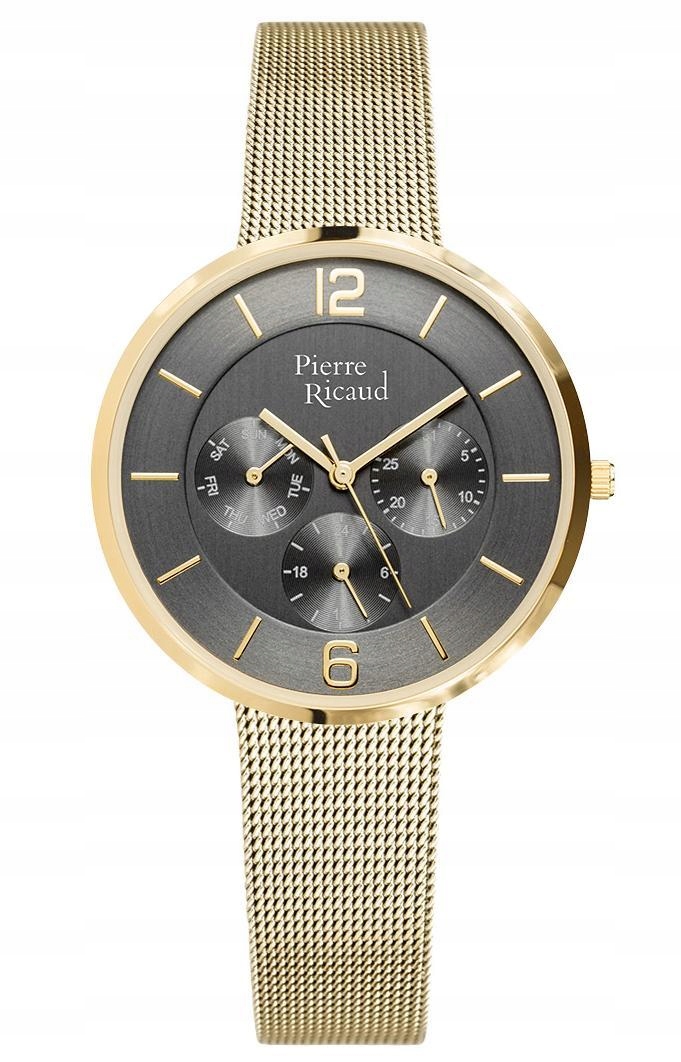 Nové Originální dámské hodinky Pierre Ricaud P22023.1157QF mesh náramek