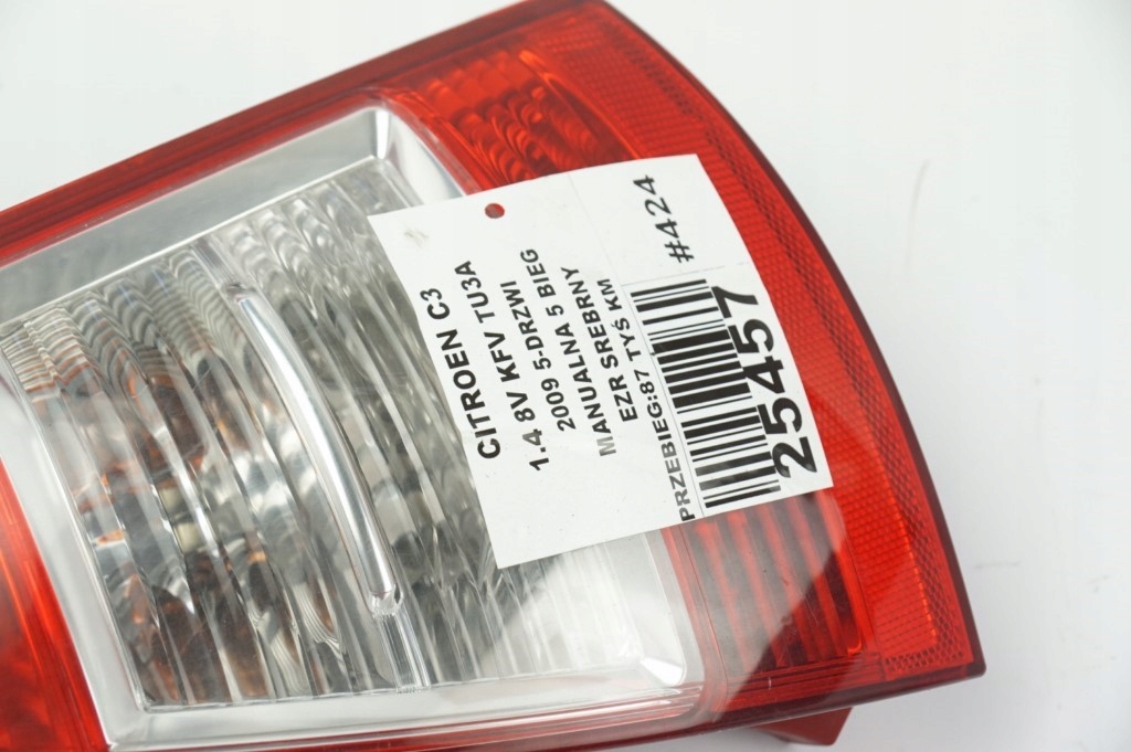 light right rear CITROEN C3 #424 CITROEN C3