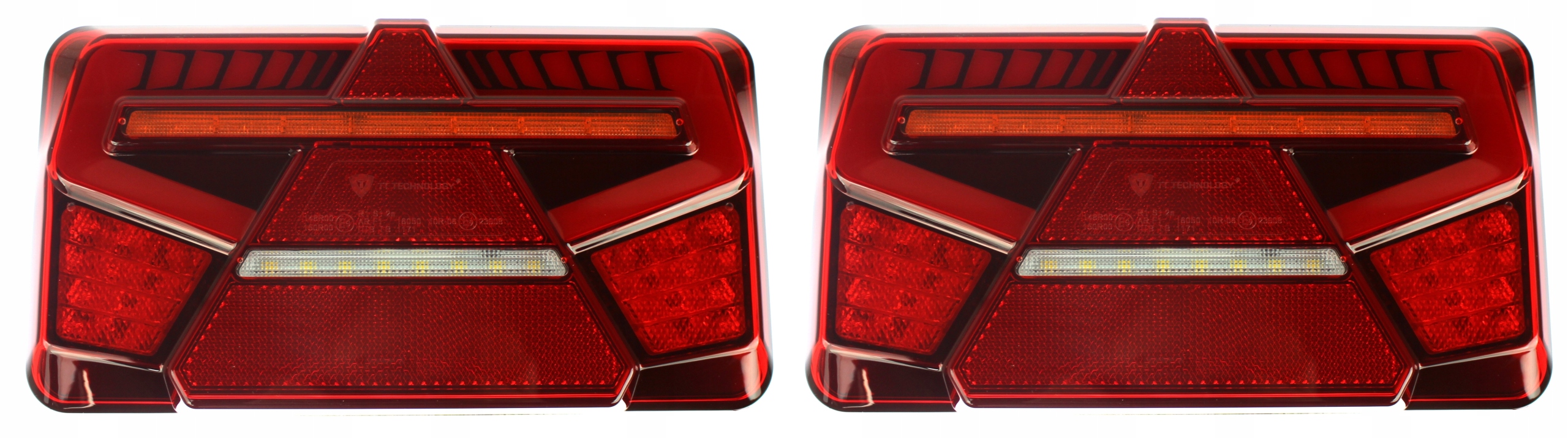 Led Kombinovaná Zadní Lampa 12-24V Dynamický Směr 5-FUNKCÍ Pár