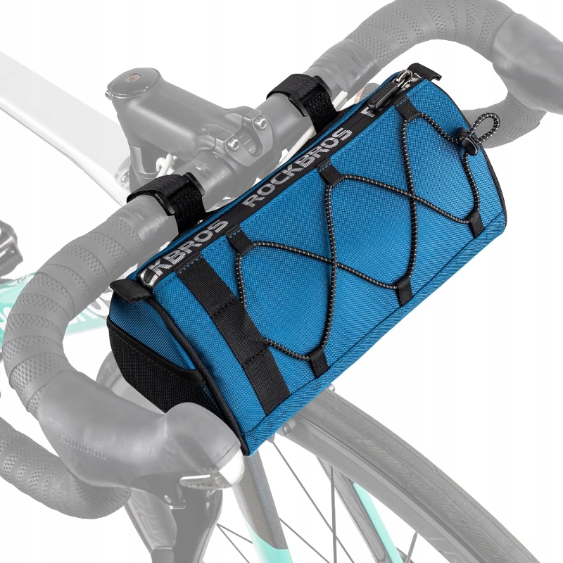 Sakwa Rowerowa Na Kierownicę Torba Na Rower Z Paskiem Rockbros Sztywna 1,5L