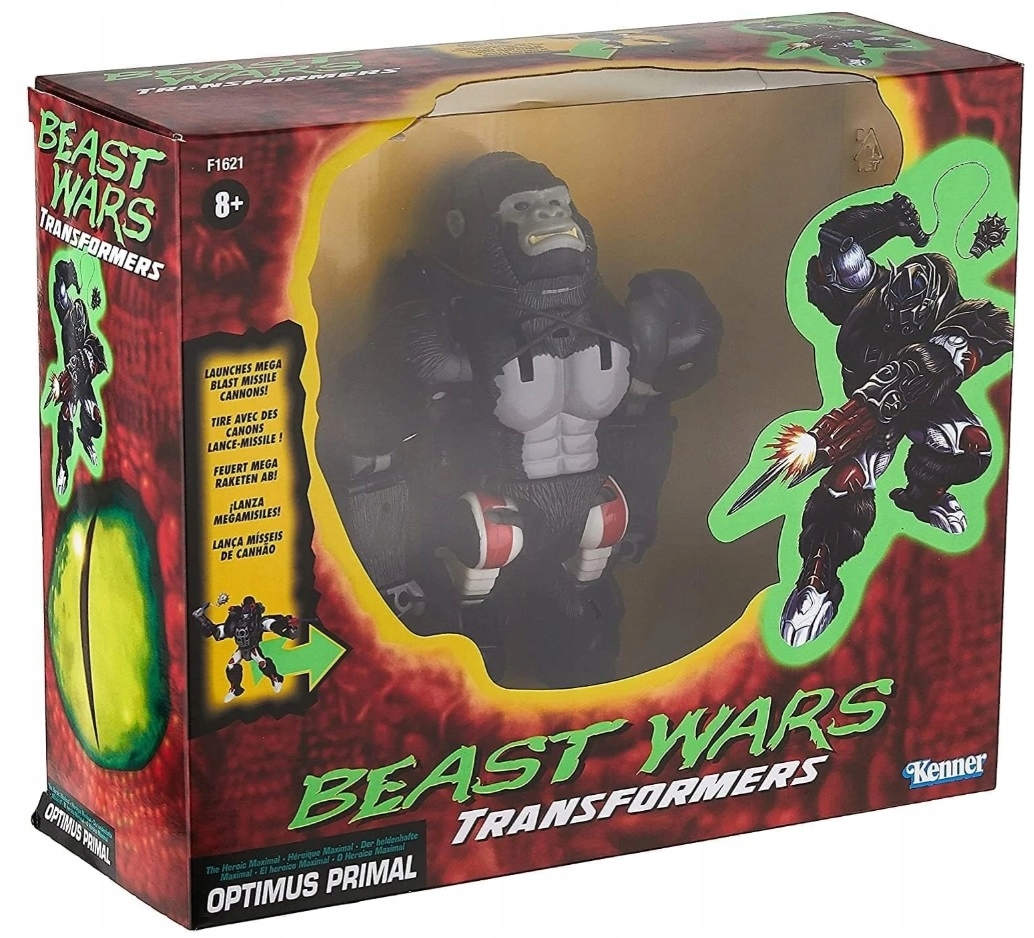 TRANSFORMERS ROBOT OPTIMUS PRIMAL GORYL BEAST WARS F1621 HASBRO Wysokość produktu 22 cm