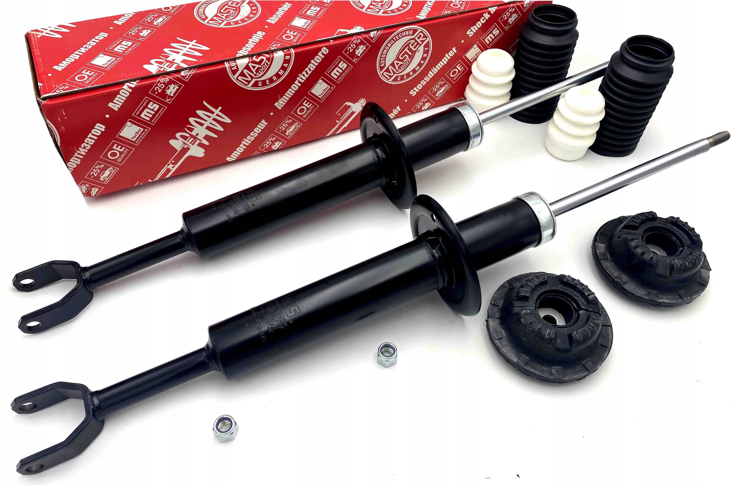 Komplet AMORTYZATORY PRZÓD Osłony Odboje + Poduszki Do Audi A4 B6 B7