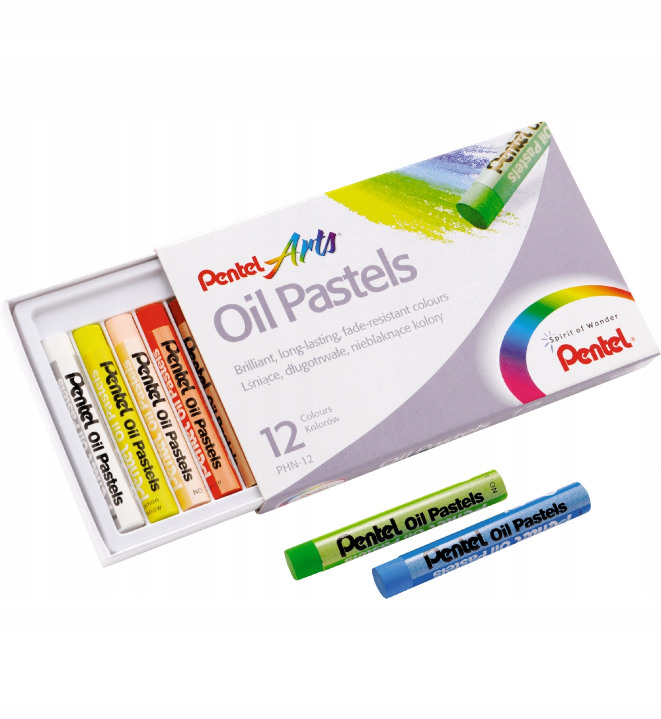 

Pastele olejne Pentel PHN-12 Oryginał