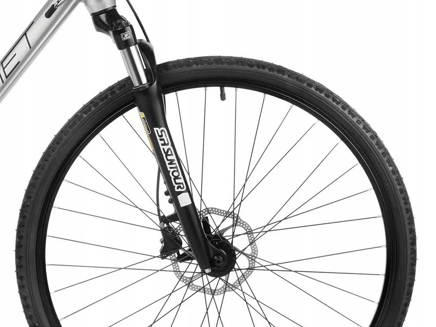 ROWER crossowy Romet ORKAN 4M rama 18 koła 28 srebrno-czarny hydraulika Kolor wielokolorowy